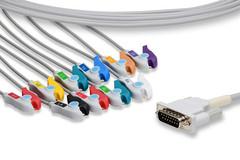 Philips /HP  Compatible 10 Lead Banana  EKG Cable 